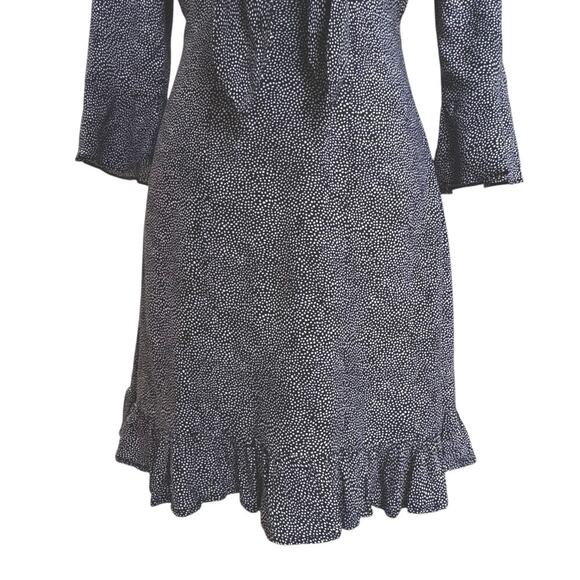NWT Auguste the Label | Diamond Rumba Sleeved Mini Dress | Black | Women’s XS - Picture 7 of 13